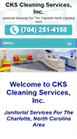 Mobile Screenshot of cks-cleaning-service.com