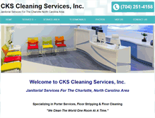 Tablet Screenshot of cks-cleaning-service.com